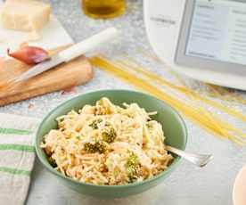 Spaghetti saumon-brocoli