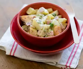 Bacon and Spring Onion Potato Salad