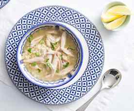 Zupa cytrynowa z jajkiem  (Avgolemono)