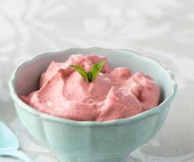 Mousse light de frutos silvestres