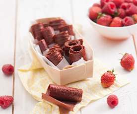 Żujki truskawkowo-malinowe