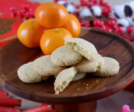 Mandarin Almond Cookies