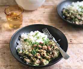 Grasica cielęca z cebulą dymką