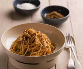 Pasta with Anchovies and Breadcrumbs