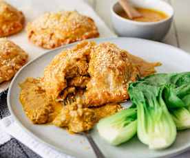The ultimate chicken curry pie