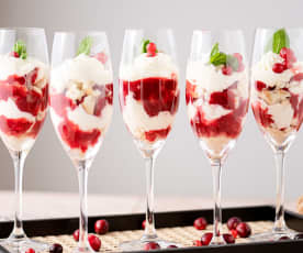 Coppa Champagne e frutti rossi al mascarpone