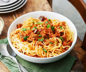 Spaghetti à la norma