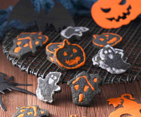 Halloween Black Cookies
