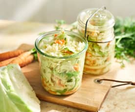 Pickled cabbage salad with Thermomix® Cutter