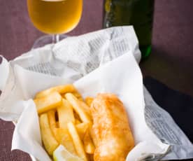 Fish and chips (Pescado frito a la inglesa)