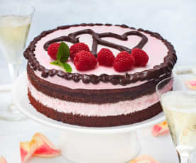 Himbeer-Mousse-Torte