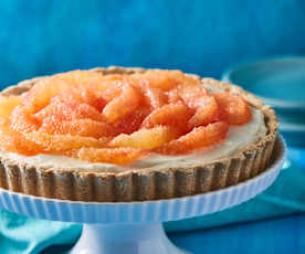 Tarta de toronja sin gluten 