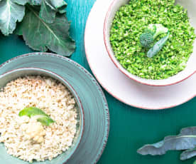 Broccoli or Cauliflower Rice