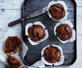 Chocolate carrot muffins (Toddlers and beyond)