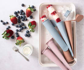 Berry and yoghurt icy poles (12 months+)