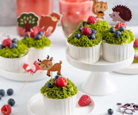 Babeczki leśny mech