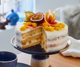 Mango-Maracuja-Naked-Cake