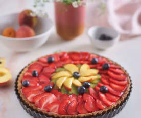 Strawberry, Peach and Kiwi Tart (TM6)