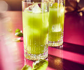 Ginger Basil Smash (alkoholfrei)