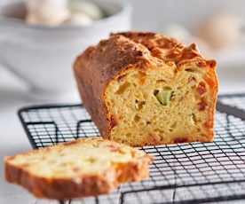Cake chorizo-courgette
