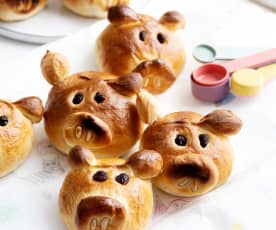 Piggy buns