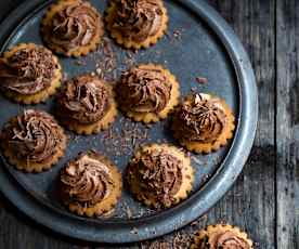 Tartelettes-bouchées choco-sarrasin
