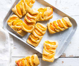 Gâteaux vapeur à l'abricot