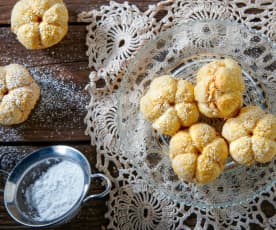 Biscotti alle mandorle con crema al burro