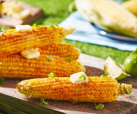 Chili Lime Steamed Corn