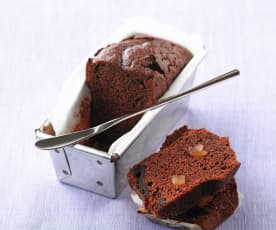 Cake au chocolat et gingembre confit