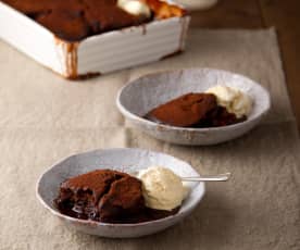 Chocolate Coffee Puddle Pudding