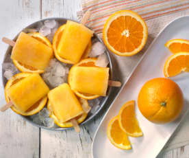 Ghiaccioli all'arancia