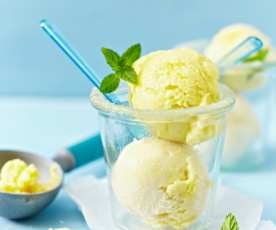 Sorbetto al gusto piña colada 