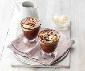 Affogato de chocolate