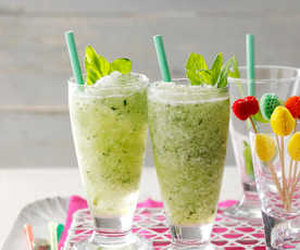 Granizado de gin e pepino