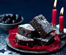 Morello Cherry Brownies