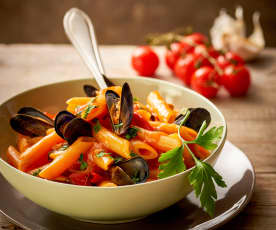 Penne with Mussels