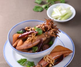 Squid with Ginger and Soy