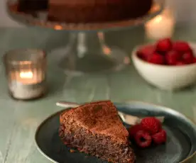 卡布里黑巧克力杏仁蛋糕