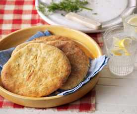 Chlebki z serem feta i koperkiem