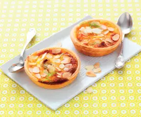 Tartelettes melon-fenouil sur pâte sablée à l'anis