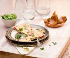 Frittata z grzybami