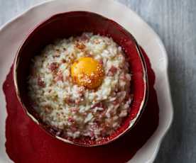 Risoto à carbonara