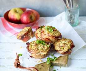Apfel-Speck-Muffins