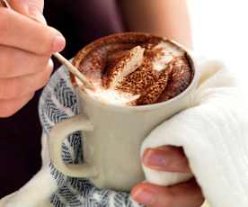 Chocolat blanc chaud