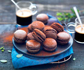 Macarons au chocolat