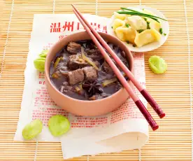 Baozi et soupe chinoise
