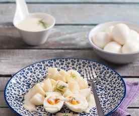 Jajka w szarym sosie