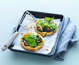 Tartelettes fines aux épinards