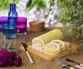 Girelle ai cereali con radicchio rosso